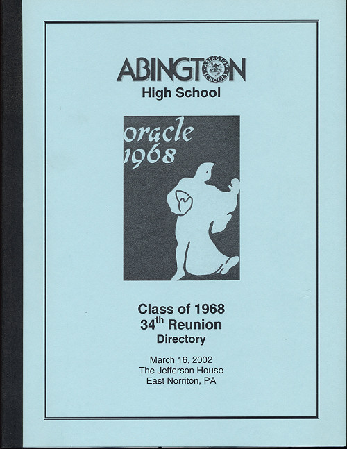 34th reunion directory front cover