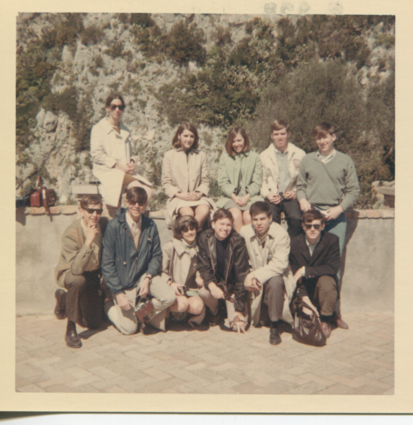 photo Rome class trip 1967